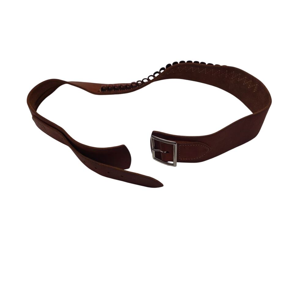 Vintage hunter leather fast action frontier she'll belt #156 38-40-45 caliber.